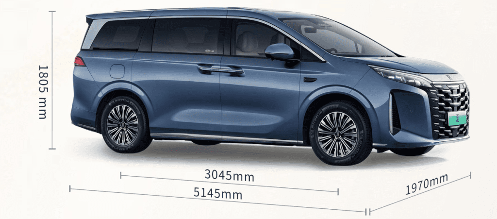 BYD Xia body dimensions